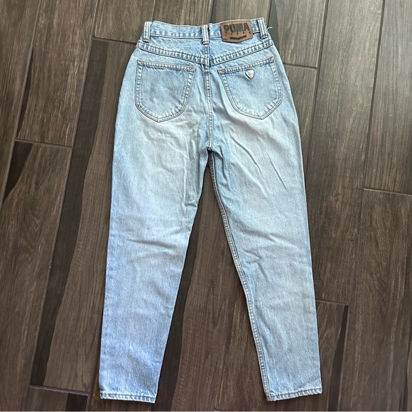 VTG Puma Light Wash Mom Jeans Sz 27 - Picture 4 of 10